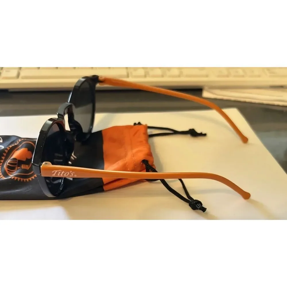 TITO’s Handmade Vodka Orange + Black Sunglasses UV Protection